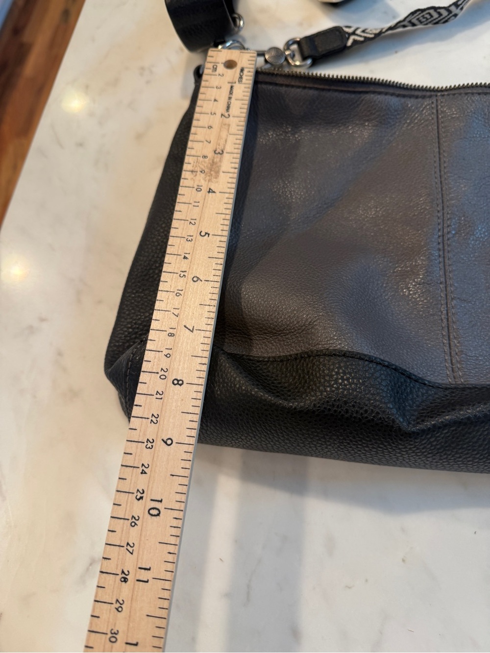 The Sak Colorblock Leather Crossbody Bag Adjustable Strap - Picture 7 of 7